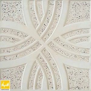 موزاییک پرسی سنگ گرانیت و آذرشهر طرح دایره