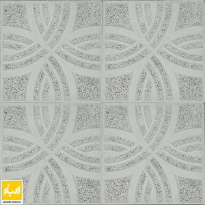 موزاییک پرسی گرانیت طرح دایره